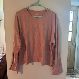 GAP Women's Blush Long Sleeve Tee